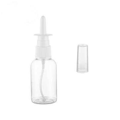 China 50ml Pet Cosmetic Bottle With Nasal Sprayer for sale