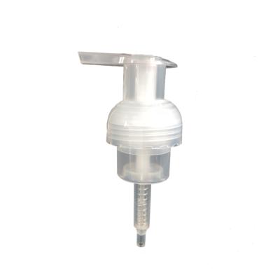 China Non Spill 40mm Hand Pump Transparent Soap Sprayer For Shampoo for sale