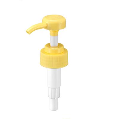 China Non Spill Closure 4CC 28/410 Ribbed Shampoo Lotion Dispenser Pump for sale