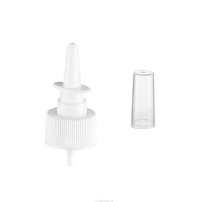 China Spill No 28/410 Medical Certification Ribbed Mist Nasal Sprayer for sale