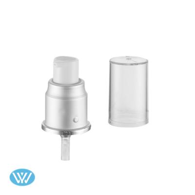 China Non Spill PP Cap 24/410 Special Shape Aluminum Cream Pump for sale