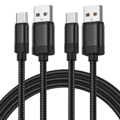 China MP3/MP4 Player USB Cable Factory Sync Data Nylon Quick Charging Braided Aluminum Alloy Housing OEM Phone Charger Cable 3ft 6ft 10ft for sale