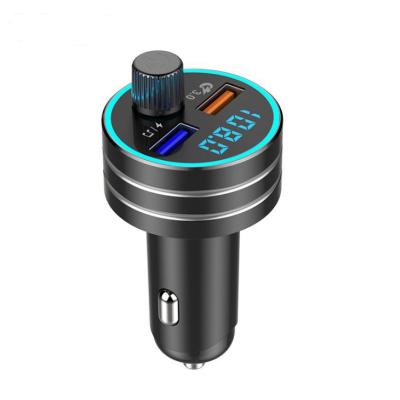 China Surge Protector Car FM Transmitter For Radio Station In Car QC3.0 Charger Adapter for sale