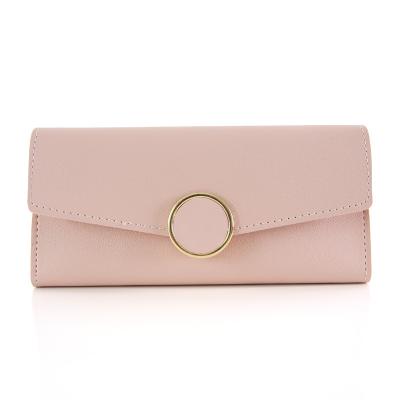 China 2021 Spring New Summer Women's Multi-Function Waterproof Zipper/Ring Buckle Fashion Simple Multi-Slot Wallet for sale