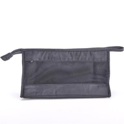 China Solid Color Mesh Waterproof Zipper Travel Bag Storage Bag Multifunctional Viable Women&'s Storage Bag Cosmetics for sale