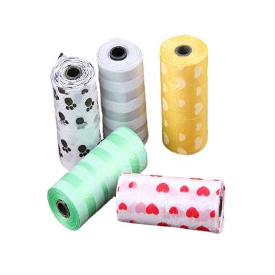 China Custom Printed Stored Pet Poop Bags Dog Shit Waste Bags Biodegradable Dog Poop Bag for sale