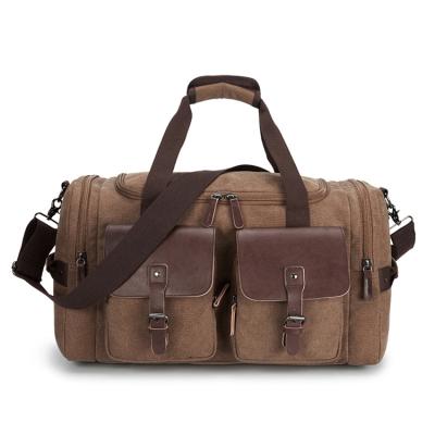 China New fashion canvas travel outdoor shoulder bag\leisure\sport Cross-launched multi-functional large-capacity handbag handbag for sale