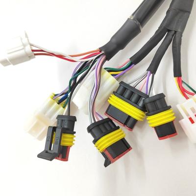 China Automotive Customize Waterproof Amp Connector With Cable Wire Harness For Car, Truck, Boat, And Other for sale