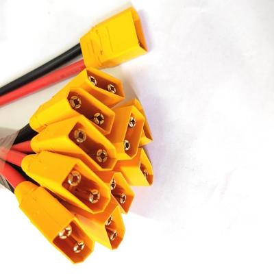 China XT90 Electronic Male/Model Aircraft Male & Female Connector Battery Charger Wire Harness Adapter Silicone Cable 10AWG For Aircraft Model for sale