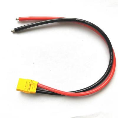 China Electronic/Battery/RC Female Connector XT90 Banana With Sheath Housing Cap Silicon Cable 10AWG 15CM For RC Hobby for sale