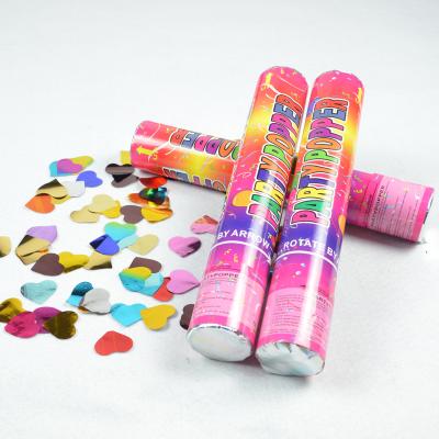 China High Quality Factory Price Party Fireworks Confetti Handheld Cannon Hot Sales 30CM Eco-friendly Disposable for sale