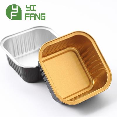 China Eco - Friendly Food Grade Oven Safe Fast Food Container Disposable Freeze Aluminum Foil Dish for sale