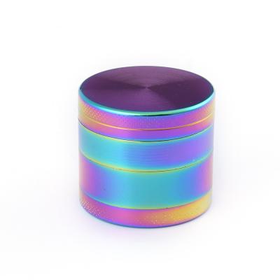 China Rainbow Viable Weed 50MM Tobacco Hemp Pepper Jar Spice Grinder Grinder Herb Grinder for sale