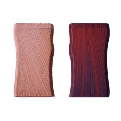 China 2020 Viable New Hot Selling Creative Acrylic Plastic Wood Pattern Printed Slugger Dugout Glass Pipe for sale