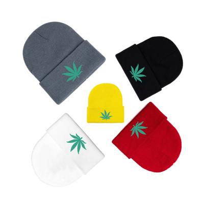 China JOINT Logo Women Girls Keep Warm Fashion Embroidery Hat Hemp Weed Custom Hat for sale