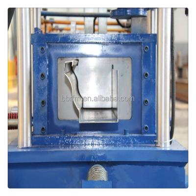 China Construction worksÂ   Galvanized Cold Rolling Metal Chute Profile Machine Rain Gutter Plate Making Machine for sale