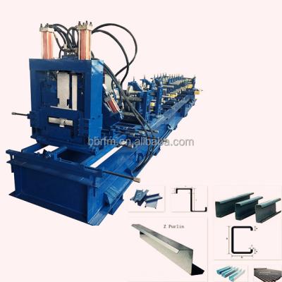 China Construction worksÂ   C And Z Aluminum Steel Roll Forming Machine for sale