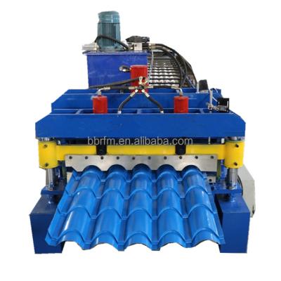 China Construction worksÂ   Double Layer Glazed Tile And Tr4 Machine Making Machine for sale