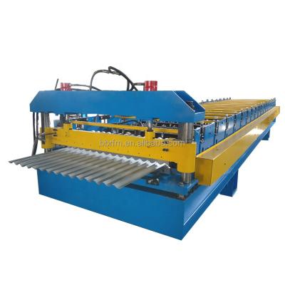 China Construction worksÂ   Steel Sheet Double Layer Roofing Sheet Roll Forming Machine for sale