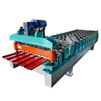 China Construction worksÂ   IBR Trapezoidal Tile / Panel Roll Forming Machine Popular Machine for sale