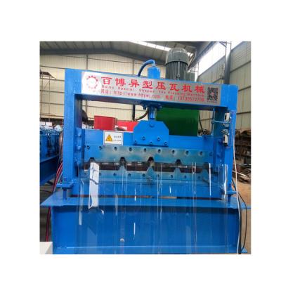 China Construction worksÂ   hydraulics power tools tile roof sheet roll shape metal steel roof tile forming machine for sale