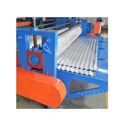 China Construction worksÂ   color galvanized steel coil corrugated iron roofing sheet making machine for sale