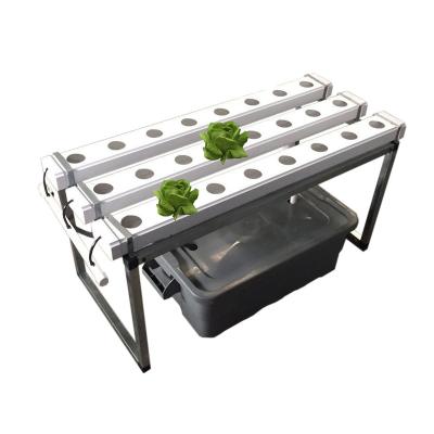 China Hydroponic Planting Vegetables Or Garden Use Vertical Design Three Channels PP Growing Hydroponics System Agriculture for sale