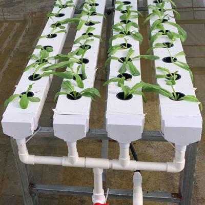 China Cheap Industrial Vertical Farms PVC Hydroponic Square Hose Cutter Growing Greenhouse Systems nft channel for sale