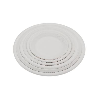 China Eco-Friendly Disposable Biodegradable Food Tomato Dishes Sugar Cane Bagasse Paper Pulp Mold Plates PFAS Free 9inch Dish for sale