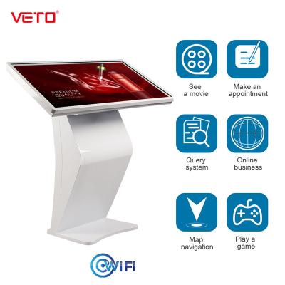 China WERBUNGS-Digital-Touch Screen Selbstservice-Kiosk des Informations-wechselwirkender Kiosk-Boden-Stand-4K voller HD Innen zu verkaufen