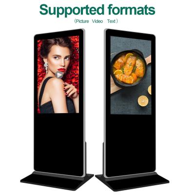 China Indoor Floor Standing Digital Signage For Restaurant  / Shopping Mall / Airport for sale