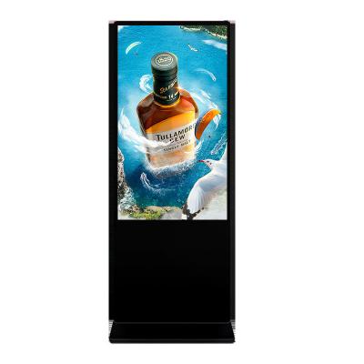 China VETO 43 49 55 Inch 4K Indoor Floor Standing Kiosk Digital Signage And Advertising Display For Shopping Mall Retail Store for sale