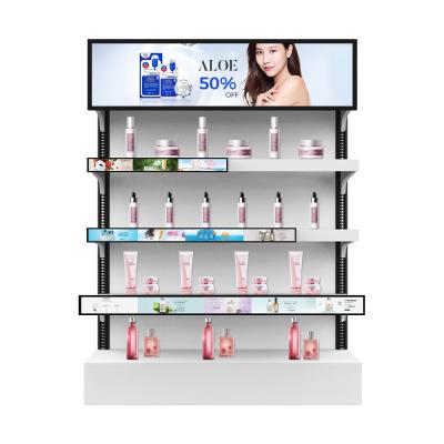 China VETO Indoor Custom Wide Stretched Bar Advertising Monitor 29 35 37 Inch Bar Lcd Panel Screen For Supermarket for sale