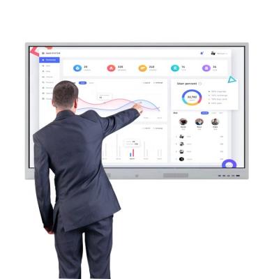 Китай Экран касания взаимодействующее Whiteboard пальца 1920×1080 86 дюймов продается