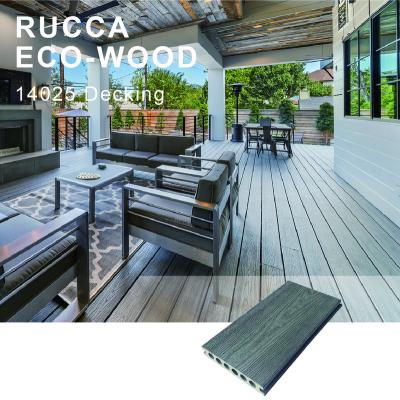 China Low Maintenance 3d Embossed Co-extrusion Wood Plastic Wpc Decking for sale