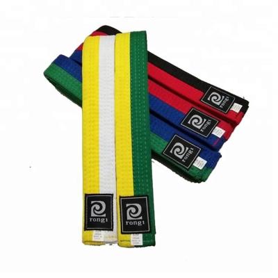 China Comfortable UWIN Taekwondo Fancy POOM Belts For Boy , Taekwondo Black Belt for sale