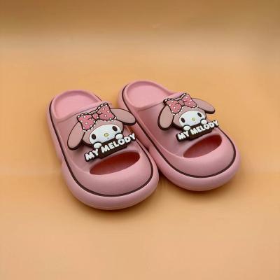 China Dinosaur Flat Children's Cartoon Sandals And Slippers For Boys And Girls Take A Bath In The Bathroom Non-Slip Slippers for sale