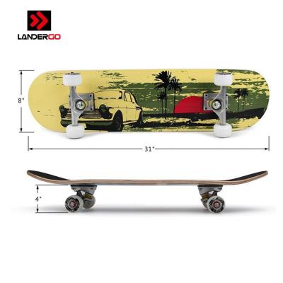 China Youth 31inch Full Concave Nose Maple Custom Skateboard With EN13613 for sale