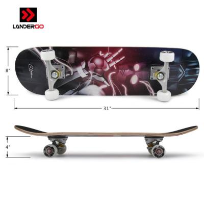 China Youth CE EN 13613 Approved 31*8 Inch Maple Hot Selling Canadian Skateboard for sale