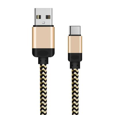 Китай 2А Скорость быстрой зарядки Кабель передачи данных USB Нилоновый сшитый кабель Коннектор USB 3.0 Коннектор продается