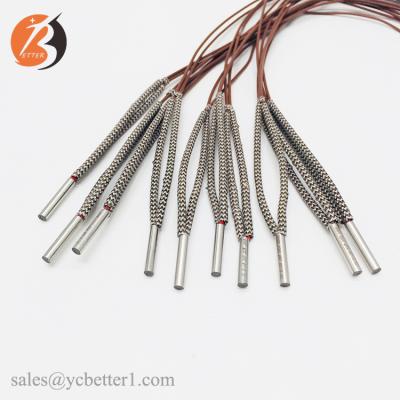 China Industrial heater 3mm x60mm 100w 220v cartridge heater for packaging for sale