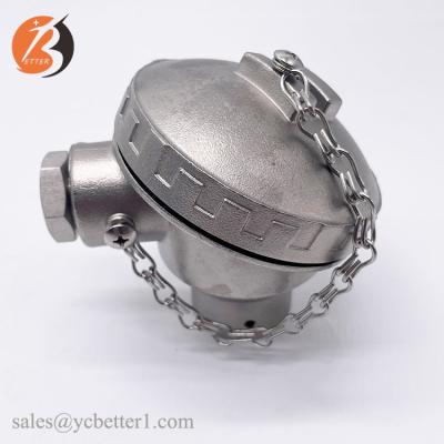 China Silver Cabinet ACD 12 Thermocouple Aluminum / SS304 / SS316 Head With Ceramic Terminal Block for sale