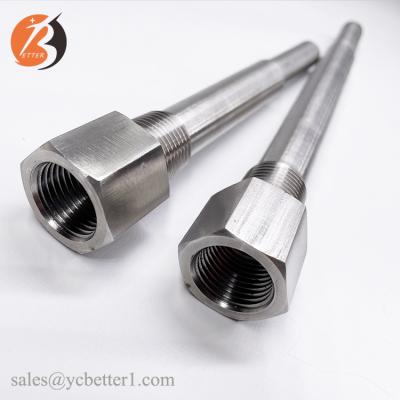 China SS304.SS316L 1/2NPT Stainless Steel Thermocouple Bimetal Thermowell for sale