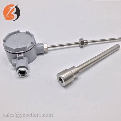 China SS304.SS316L Stainless Steel Thermocouple Pt100 1/2