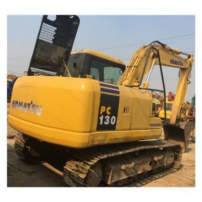 China Second Hand Mini Small Digger Used Komatsu PC130 Crawler Excavator 0.53mÂ ³ for sale