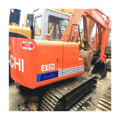 China Sale Wheel Excavator Machine Japanese Used Hitachi EX60 Crawler Excavator 0.11 - 0.34mÂ ³ for sale