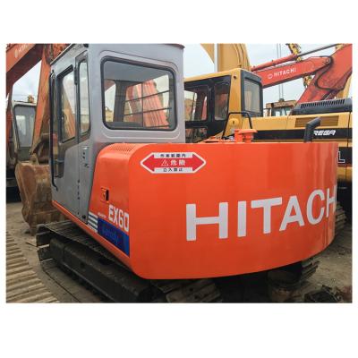 China Cheap Excavator Mounted Sheet Pile Vibrator Used Hitachi EX60 Crawler Excavator 0.11 - 0.34mÂ ³ for sale