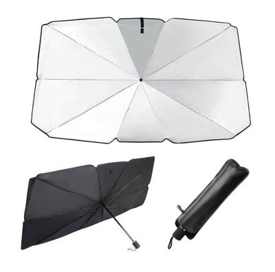 China Lowering Car Interior Temperatures With Logo Magnetic UV Shield Cover For Car Windshield Umbrella Window Car Rear Electric Sunshade for sale