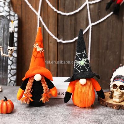 China stuffed & Halloween Gnome Plush Doll Faceless Plush Toy Halloween Decor Gift Dwarf Standing Desktop Plush Toy for sale