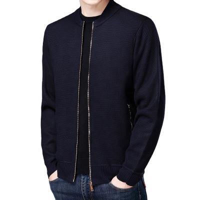 China New Arrival QUICK DRY Wholesale Man Open Front Zipper Knit Fleece Man Coat for sale